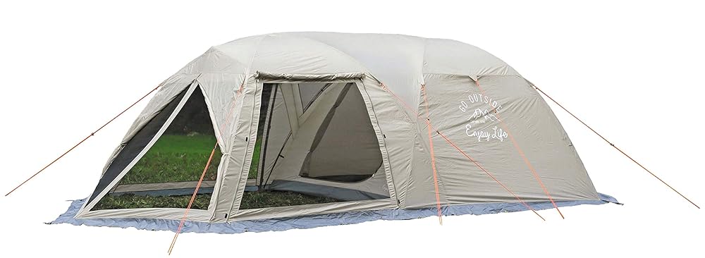 【即発送】キャプテンスタッグ テント スクリーン ツールームドームテント 5-6人 PU加工 UA-44北海道沖縄発送不可