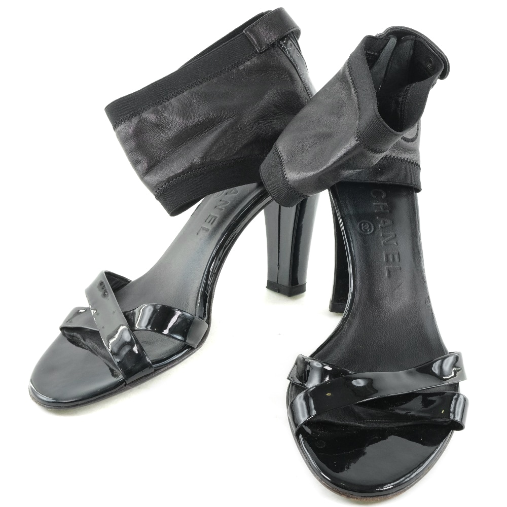 ココマーク パンプス レザー 黒 レディース 中古品