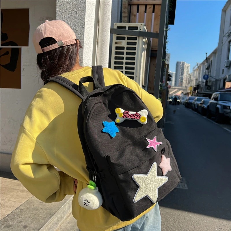 今すぐ欲しい！バックパック スクールバッグ 和風 イン かわいい バックパック 学生 軽量 シンプル トラベル バックパック 韓国ファッション