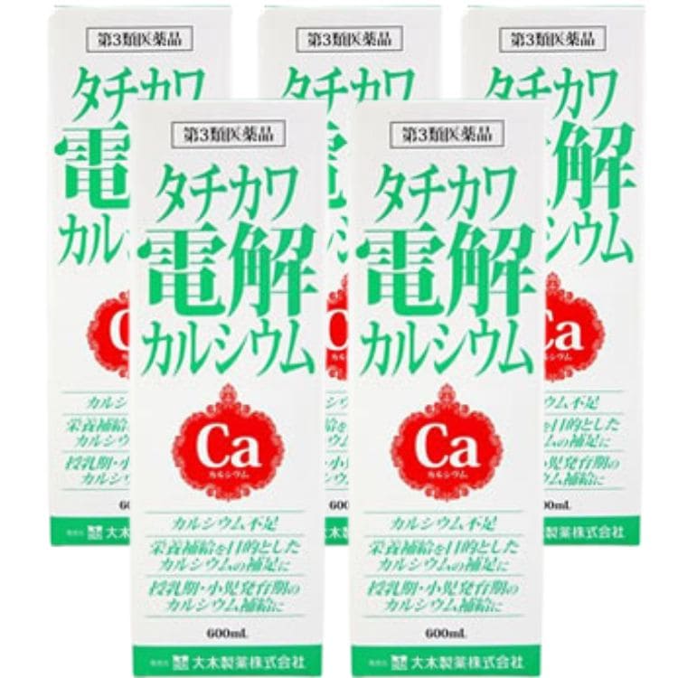 第3類医薬品 5個セット 大木製薬 タチカワ電解カルシウム 600ml カルシウム カルシウム製剤