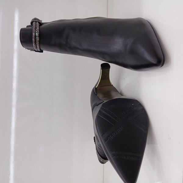 女性ハイヒールアンクルブーツ - 112346011