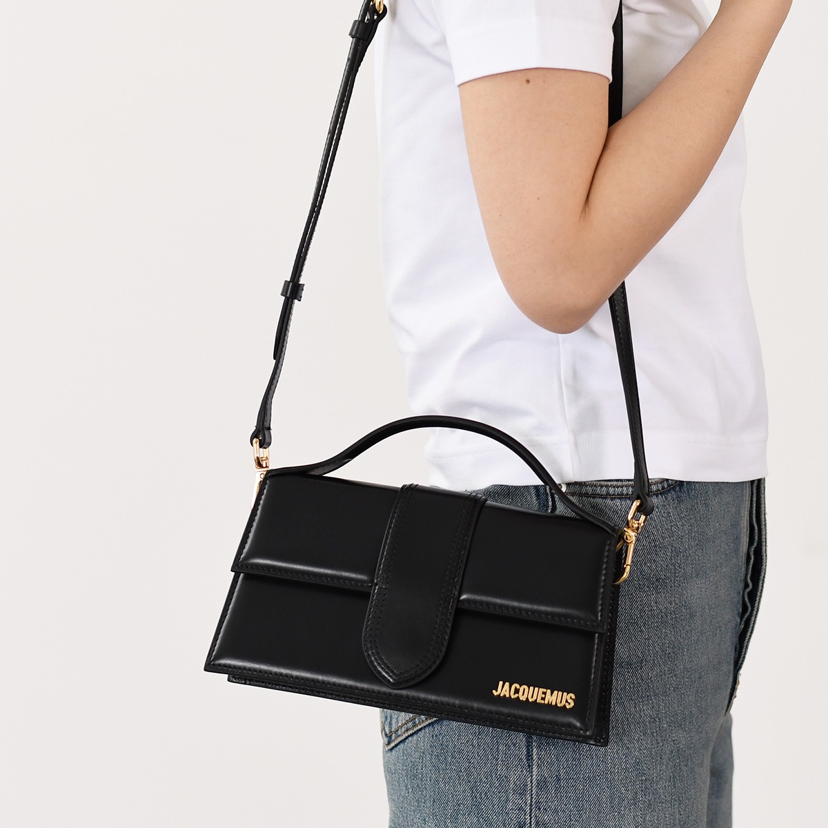 バッグ ハンドバッラージ LE GRAND BAMBINO ル グラン バンビーノ213BA007 レディース ブラック バンビーノ ショルダーバッグ ロゴ