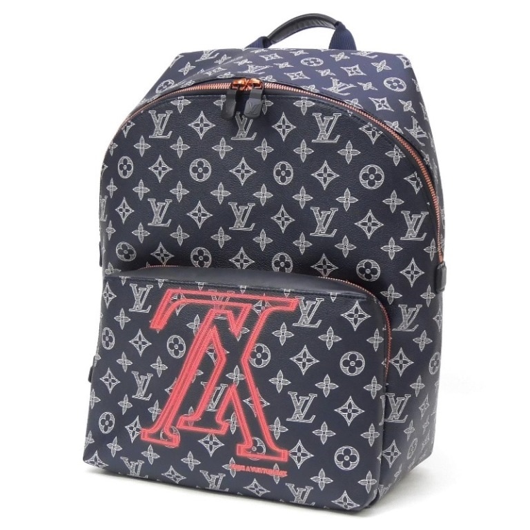 ルイ・ヴィトン LOUISVUITTON アップサイドダウン アポロバックパック M43676 モノグラム・インク 【中古】(67201)