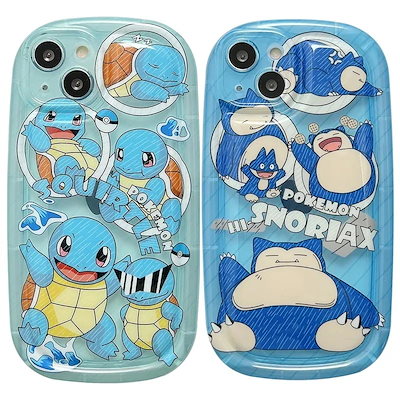 Qoo10] ポケモン ゼニガメ カビゴン iphon : スマホケース・保護