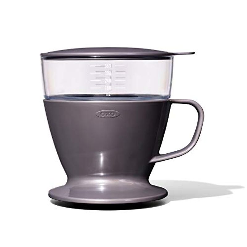 公式 オートドリップ 湯量は自動でドリップスピード調整 コーヒーメーカー チャコールグレー 360ml 12杯 コーヒー用品
