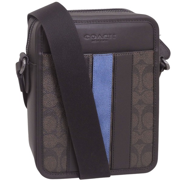コーチ バッグ メンズ ショルダーバッグ アウトレット ウォルナット×ブラック SULLIVAN XBODY SIG CDC55QBWAN COACH