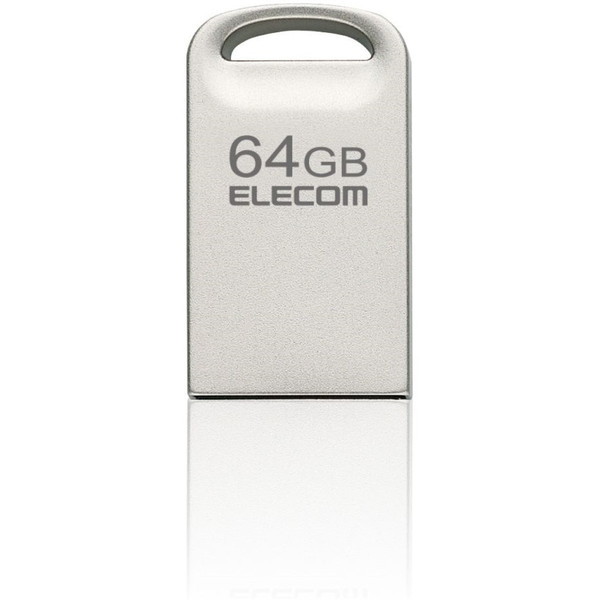 MF-SU3A064GSV シルバー USBメモリ 64GB USB3.2(Gen1)/3.1(Gen1)/3.0/2.0 USB A 超小型 読込最大200MB/s メーカー直送