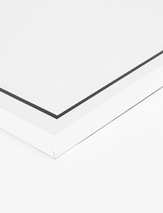 【40x50cm】WHITE WOOD FRAME ホワイトウッドフレーム