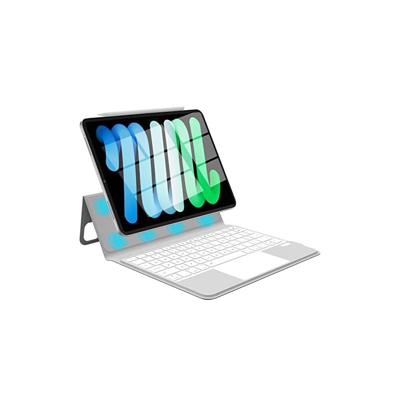 iPad キーボード付きケース ipad air 第5世代 第4世代対応 ipad pro 11インチ キーボード タッチパッド付き ipad air キーボード 横も縦も使用可能 ipad キーボー