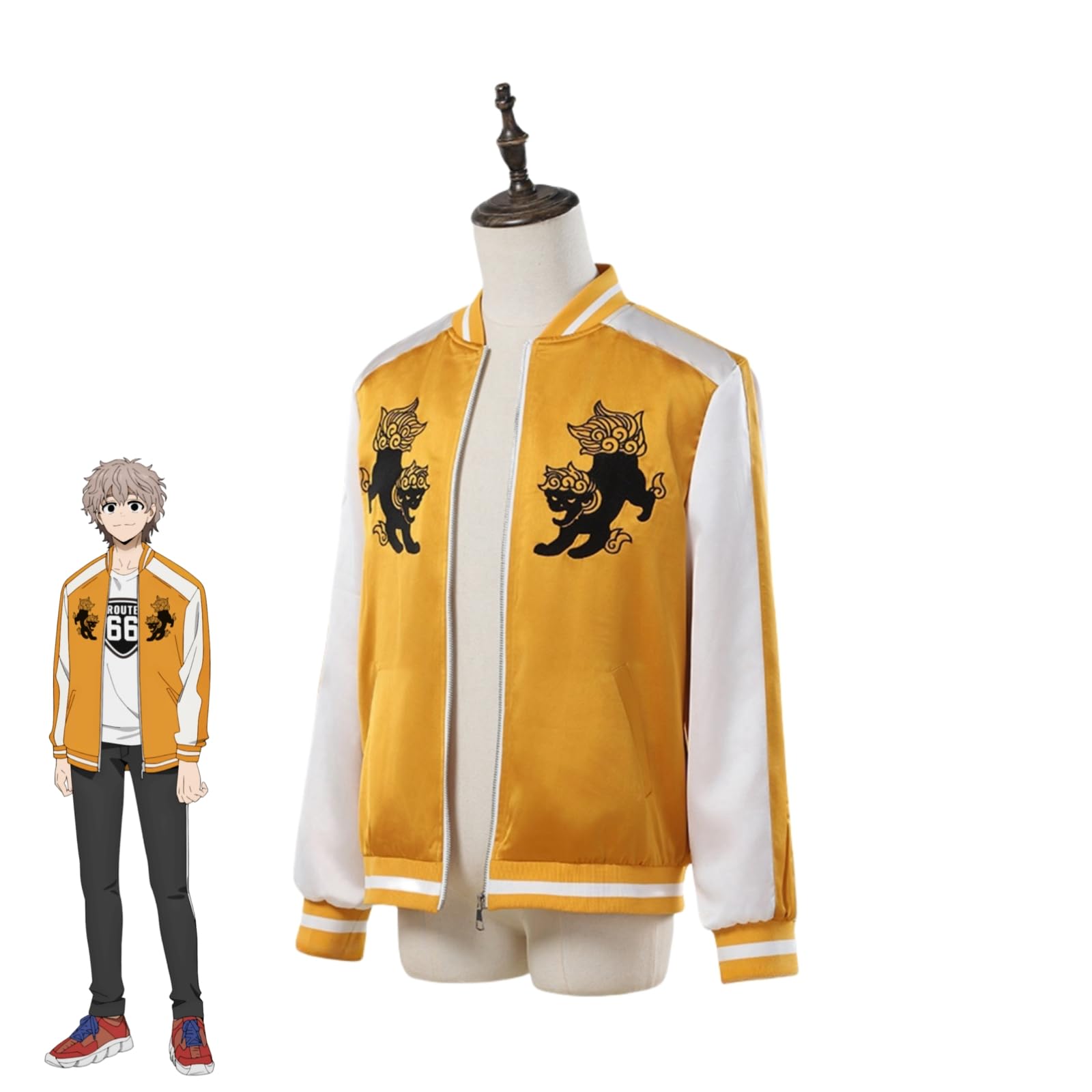 兎耳山丁子 十亀条 コスプレ衣装 獅子頭連 刺繍コート コスプレ 風鈴高校 制服 戦闘服 日常服 私服 演出服 アニメ 祭り ハロウィン クリスマス 学園祭 文化祭 仮装 XXL 87542