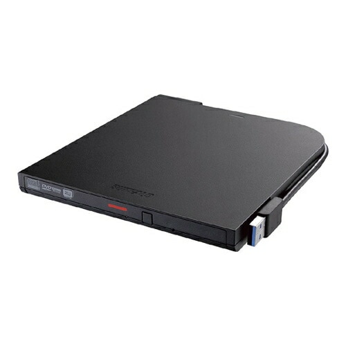 バッファロー [DVSM-PTS8U3-BKB] USB3.2(Gen1)ポータブルDVD 再生書込みソフト添付