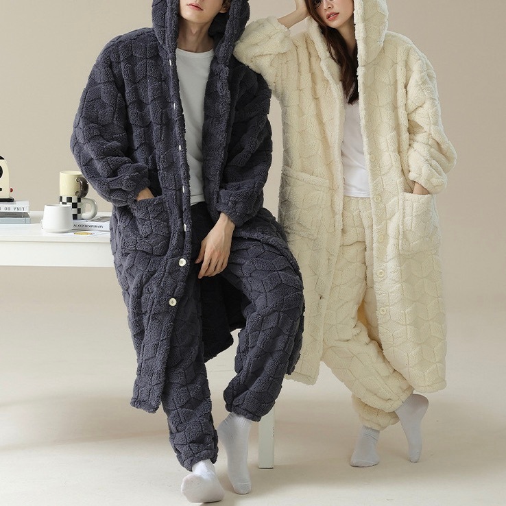 レディース トップス パンツ ボトムス ルームウェア パジャマ パーカー 部屋着 セットアップ 2点セット 上下セット メンズ 丈長 フルレングス 長袖 裾絞り フード もこもこ ふわふわ ふっくら