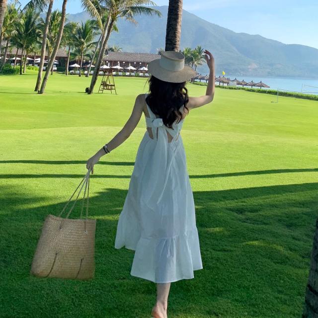 脚魅せミニスカート ニット ドレス モダールの快適ベスト キャミ セミロング 着痩せ 日韓 花柄 シフォン ン2way 韓国 冬の