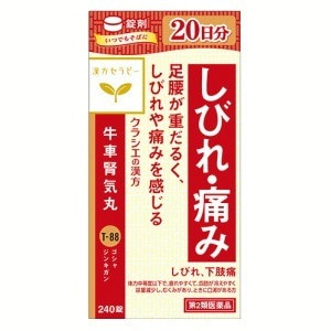 他サイト： 送料無料 【第2類医薬品】クラシエ薬品 漢方牛車腎気丸料エキス錠 240錠 Class 2 drugsの商品画像
