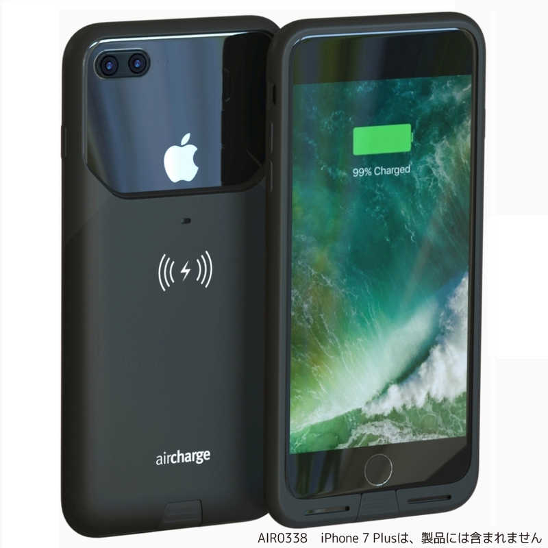 AIRCHARGE　Air Charge MFi ワイヤレスチャージングケースiPhone7Plus用　AIR0338 ブラック