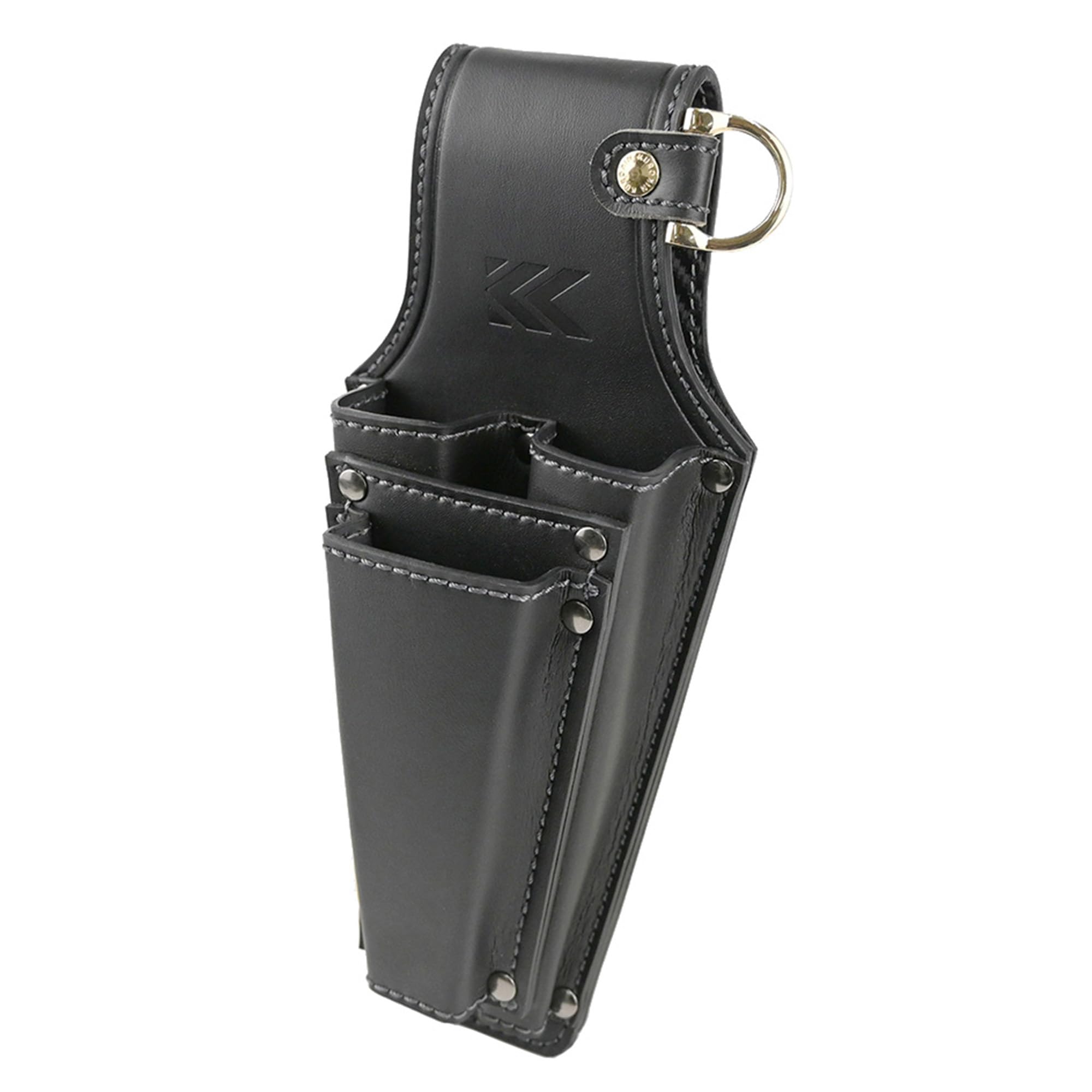 フジ矢(Fujiya) ドライバー2Pペンチホルダー 黒金 AH-33BG 軽量 炎天下 長時間放置 着水 テスト済み 収納 工具差し ニッパ