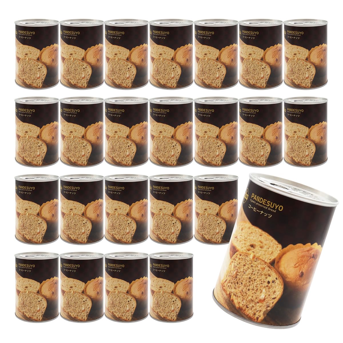 パンですよ！ 非常食 パン 5年保存 コーヒーナッツ味 24缶 保存食 長期保存 非常食セット 缶詰 防災食品 備蓄 防災