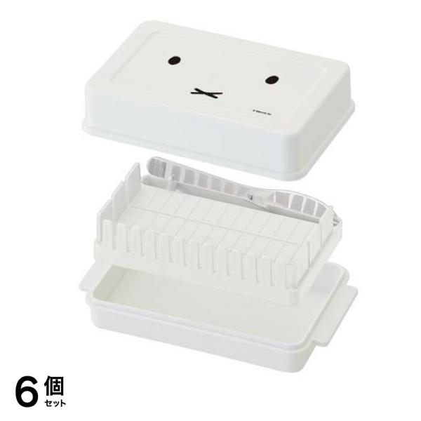 スケーター 定量カッティング付バターケース+ナイフ付き ミッフィー 1組入 6個セット