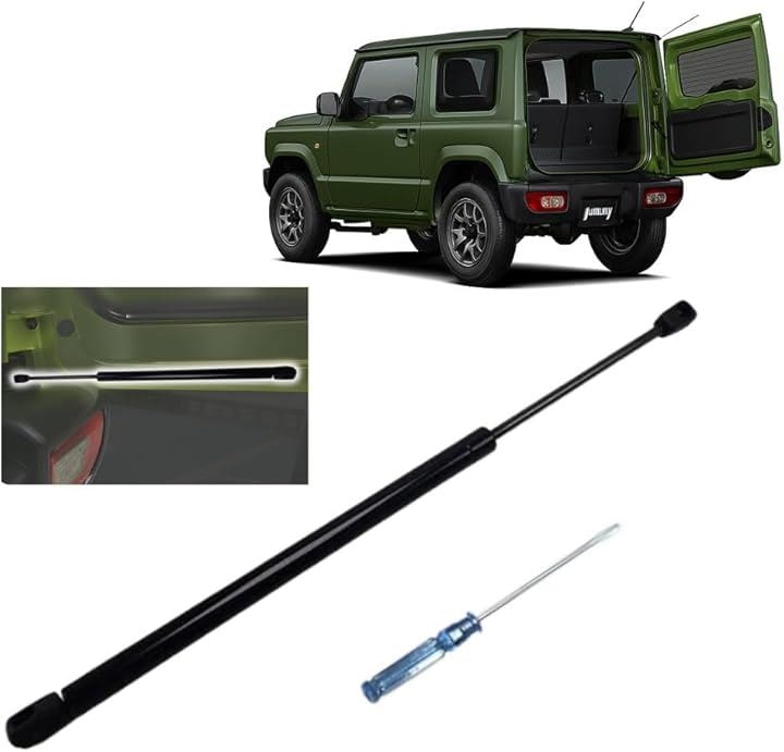 ジムニー JB64 JB74 シエラ バックドアダンパー 無段階 自由停止 リアゲート 黒 純正交換 穴あけ不要 ドアパンチ対策(ブラック) 5,508円