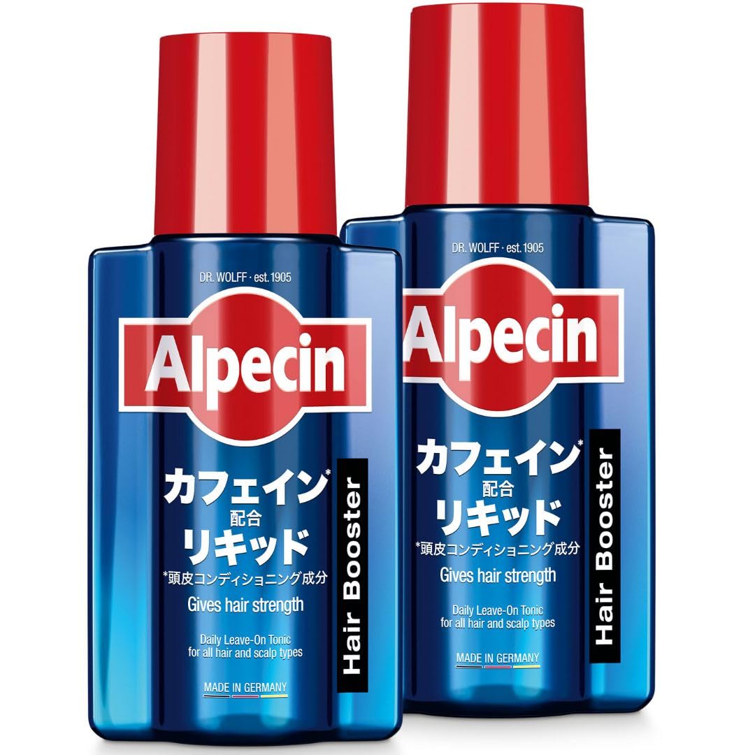 Alpecin アルペシン カフェイン*1配合リキッド200ml ×2本ヘアトニック- 頭皮エイジングケア*2男性用スカルプケアドイツヘアケア売上No.1ブランド