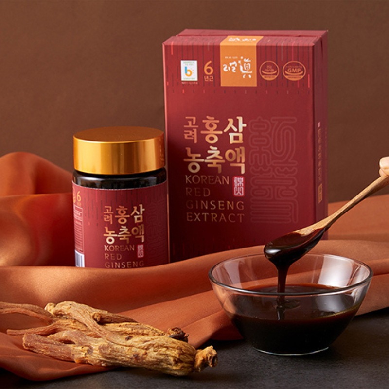リアルジン 高麗紅参濃縮液 240g 1箱 (高麗人参エキス/健康補助食品)
