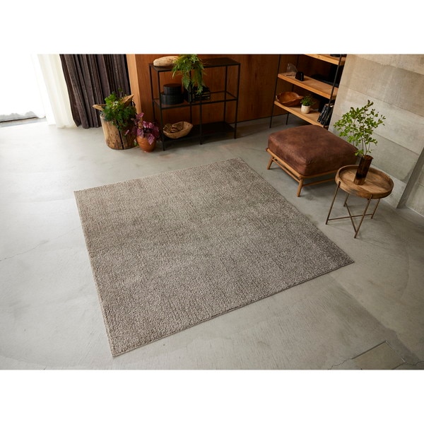 スミノエ 13476130 190190cm BR 洗える ラグ ソル 190×190cm ブラウン メーカー直送