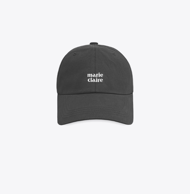 Marie Small Logo Ball cap (charcoal)