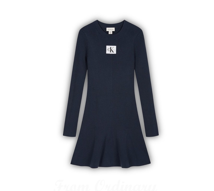 Womens Fit Flare Midi Dress (47D307G-VEK)