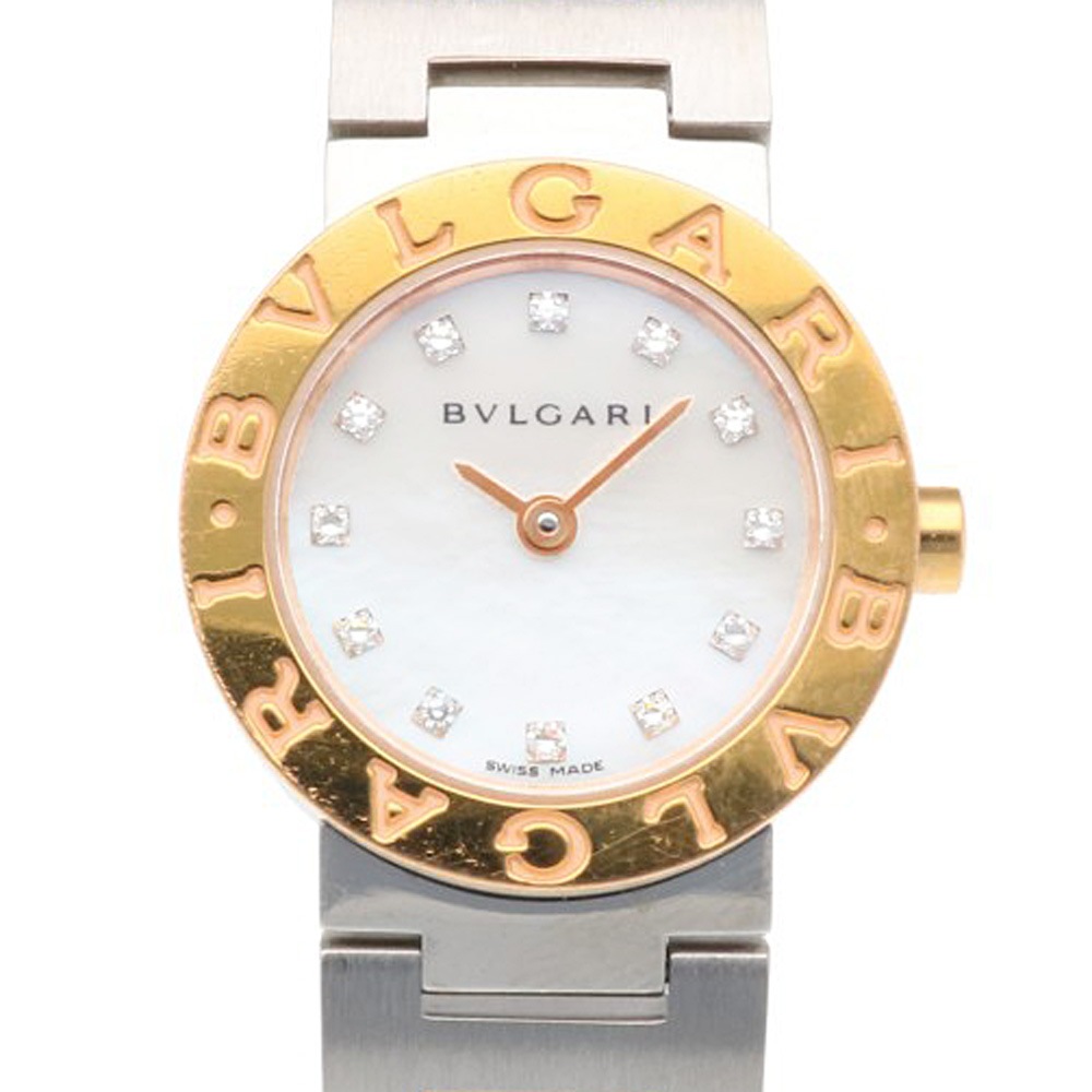 ブルガリ ブルガリブルガリ 腕時計 ステンレススチール BBP23SG クオーツ 1年保証 BVLGARI 中古