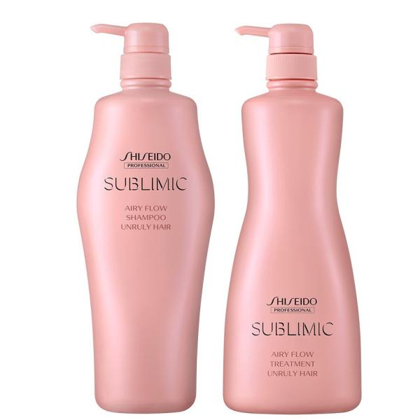【セット品】資生堂 サブリミック エアリーフロー シャンプー & トリートメント U 1000ml まとまりにくい髪 UNRULY HAIR LSC