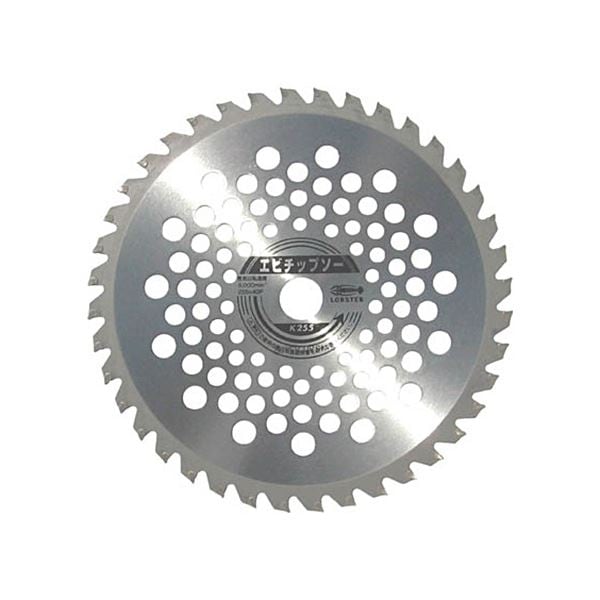 （まとめ）ロブテックス エビ 刈払機用チップソー K255 1枚 [x3セット]