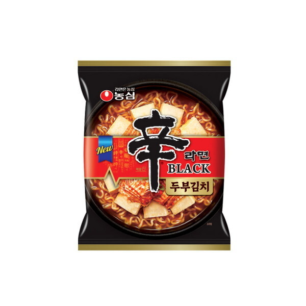 [農心] 辛ラーメンブラック 豆腐キムチ 32個入り(マルチ)