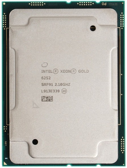Intel Xeon Gold 6252 SRF91 24C 2.1GHz 2.8GHz 3.7GHz 35.75MB 150W LGA3647 DDR4-2933