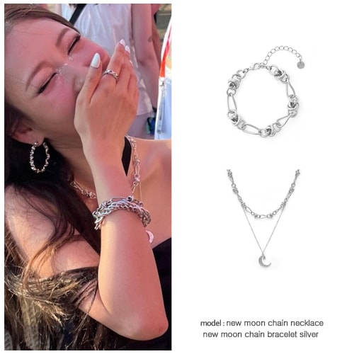 theRoves new moon chain bracelet RISABAE Park Eun-seok
