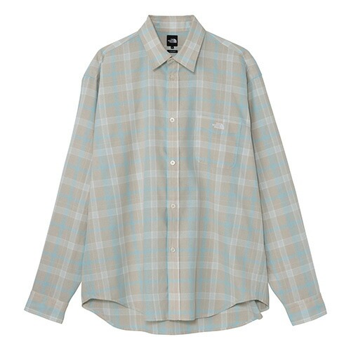 ロングスリーブフラッシュドライチェックシャツ アウトドア 長袖 ユニセックス NR12630-ST