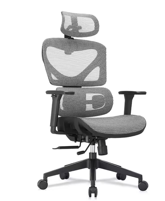 ランバーサポート付き多機能ハイバック人間工学に基づいたオフィスチェアエグゼクティブマネージャーボスオフィスメッシュチェア家具椅子