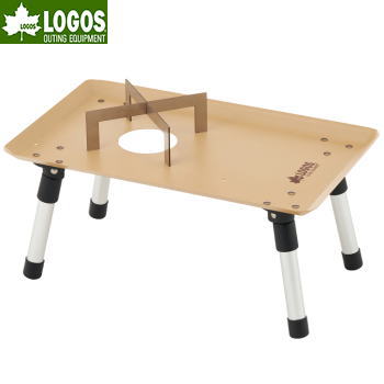 コンパクトテーブル スチール製 テーブル ソロキャンプ ロゴス LOGOS アルコールバーナー用テーブル 83010025 6,930円