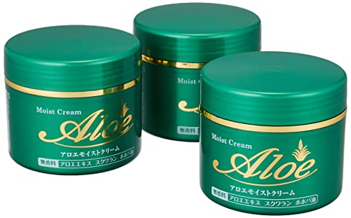 井藤漢方製薬 【まとめ買い】 アロエ モイスト クリーム×3個 アロエクリーム スクワラン ホホバ油配合 乾燥 肌荒れ