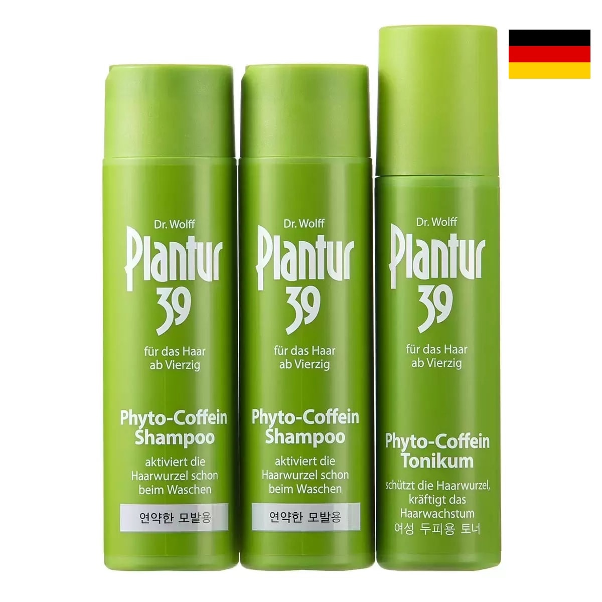 【2+1】プラントール39 フィトカフェインヘアケアセットシャンプー 250ml×2個＋トニック200ml×1個 5,254円