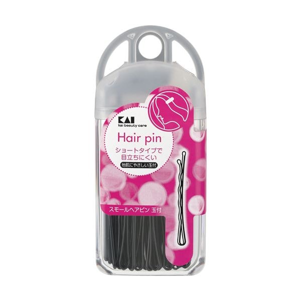 （まとめ）貝印 スモールヘアピン 玉付 約25g HL0104 1個 (×30セット)