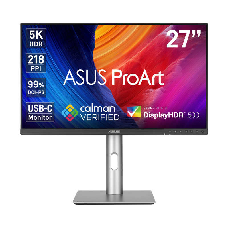 ASUS エイスース　液晶ディスプレイ ProArt ［27型 /5K(5120×2880) /ワイド］　PA27JCV