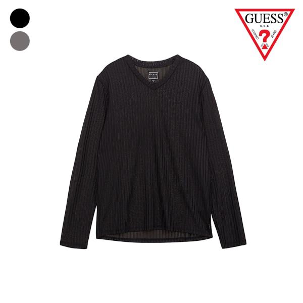 [] 男性 M3RP27R7SI0 Vネック リブ 長袖Tシャツ MN1K2300