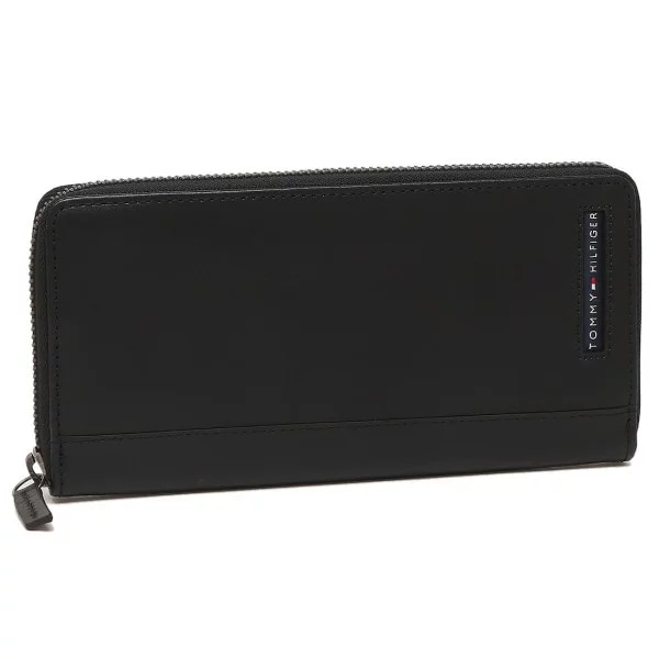 長財布 ラウンドファスナー ブラック メンズ TOMMY HILFIGER 31TL13X025 001