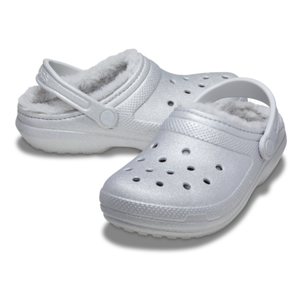 クロックス クラシック フェザーライン グリッター クロッグ 211928-040