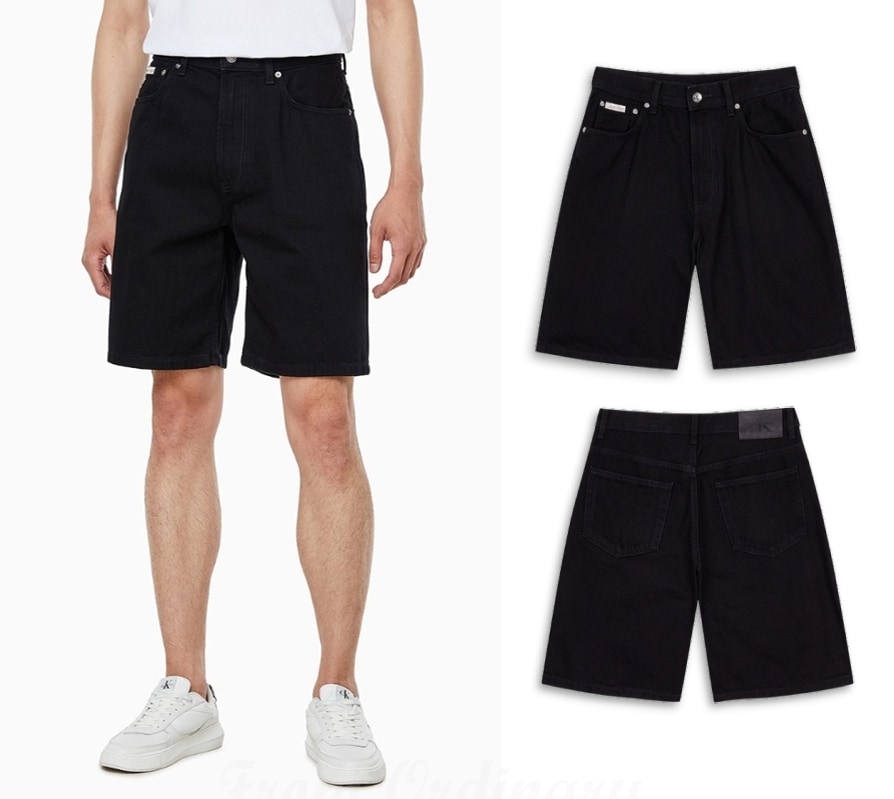 90s Black Jeans Classic Denim Shorts (4RC725G-JW4)