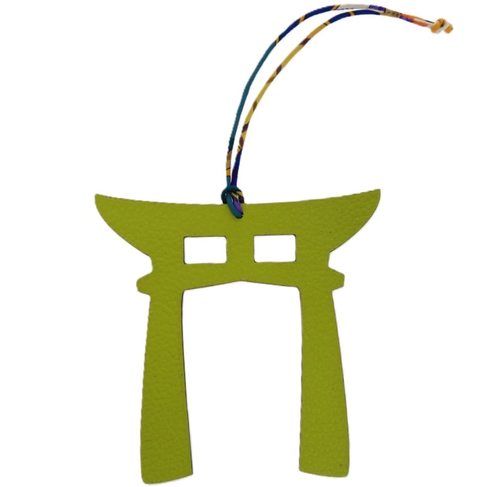 新品同様 プティアッシュ 鳥居 トリイ その他小物 レザー/レザー イエロー 1610【中古】 レディース