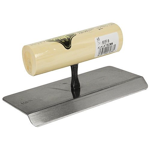 金長 ステン道路面引鏝 メンナシX150mm