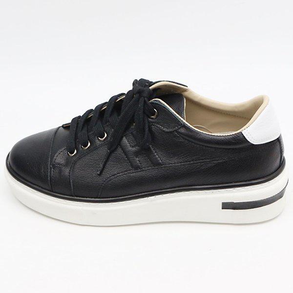 レザーH女性レディーススリッポンスニーカー5cm sy400_P347461417