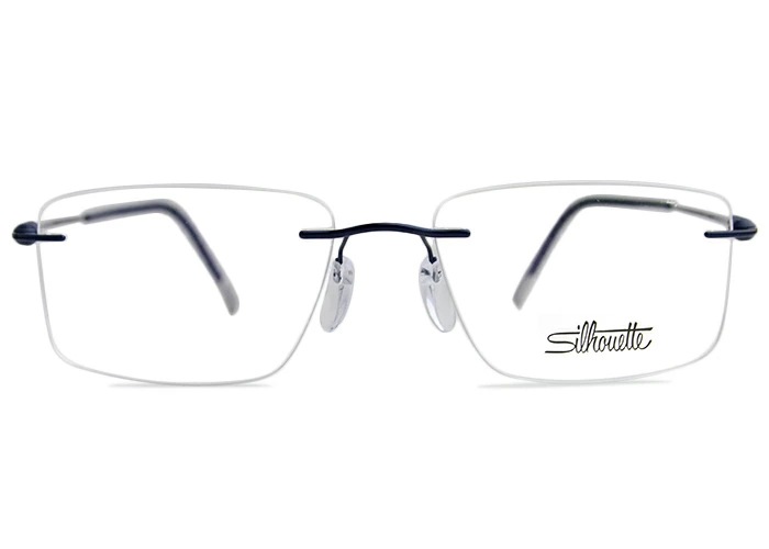 シルエット Silhouette 5561 4540 ピュアリスト PURIST トラスティブルー TRUSTY BLUE LD 眼鏡 リムレス オーストリア製 ツーポイント 記憶形状 チタン