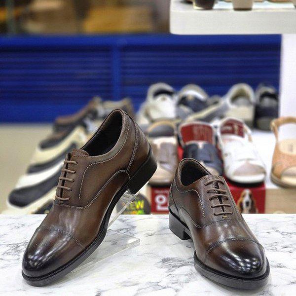 男性3cmクラシックシンプルダービーフォーマルシューズ3MM531